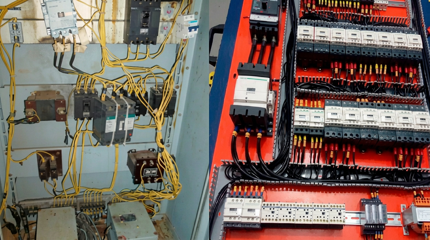 Retrofit, modernização e adequação de equipamentos de elevação ou movimentação de carga