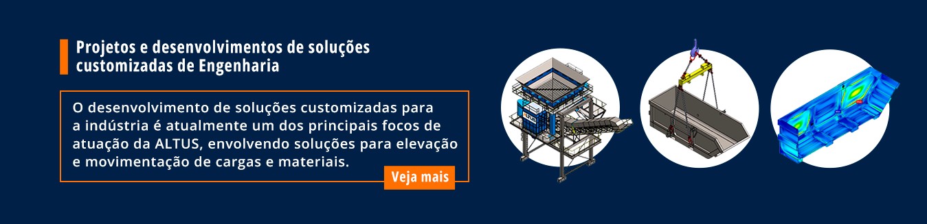 Projetos e desenvolvimento de soluções customizadas de Engenharia